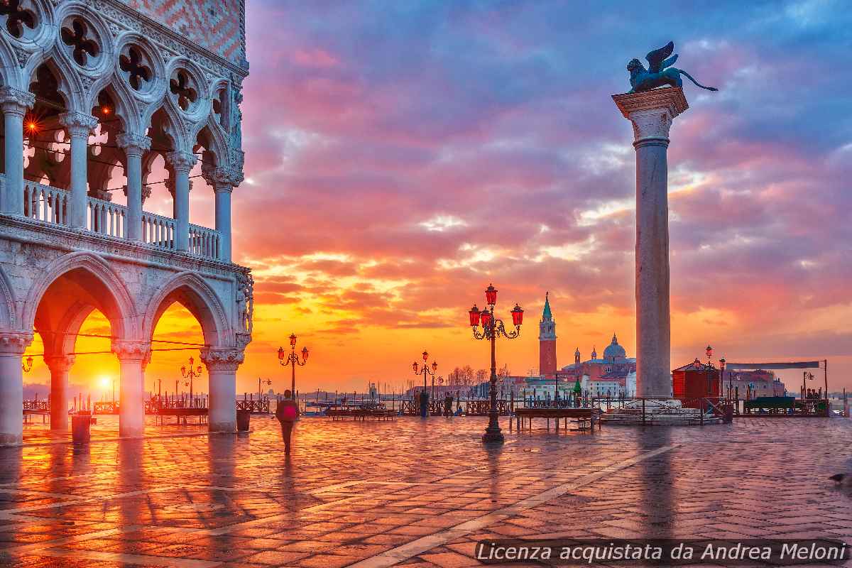Previsione meteo Venezia: oggi pioggia e vento, domani schiarite