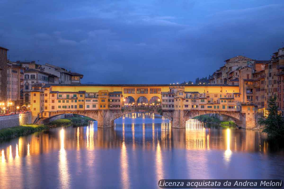 Previsione meteo Firenze: oggi pioggia, domani schiarite