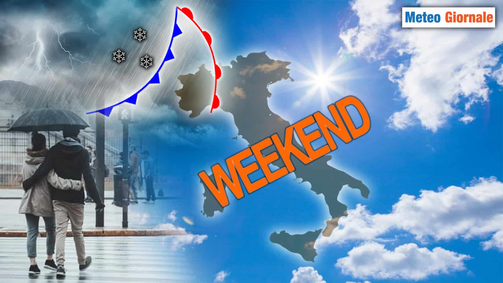 Weekend di Contrasti: tra Sole, Temporali e Variazioni Termiche