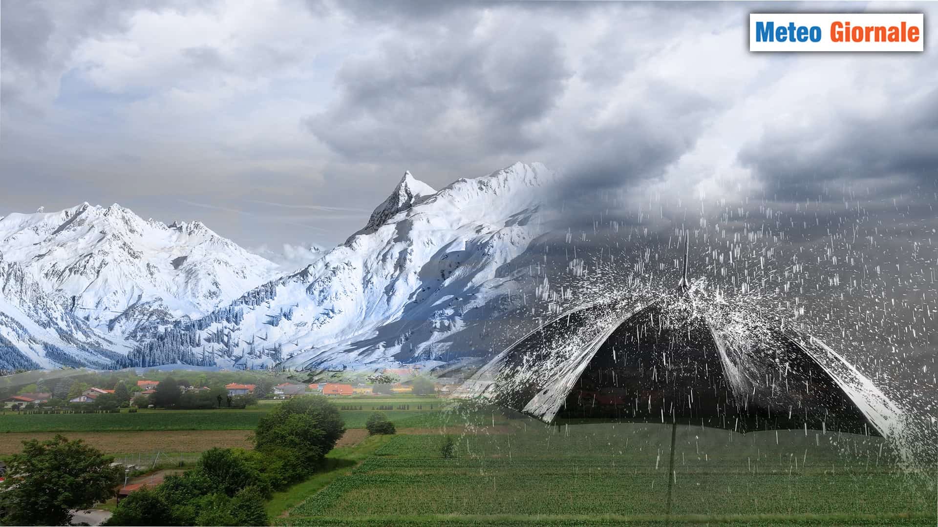 Meteo pessimo, con PIOGGE, NEVE, anche freddo