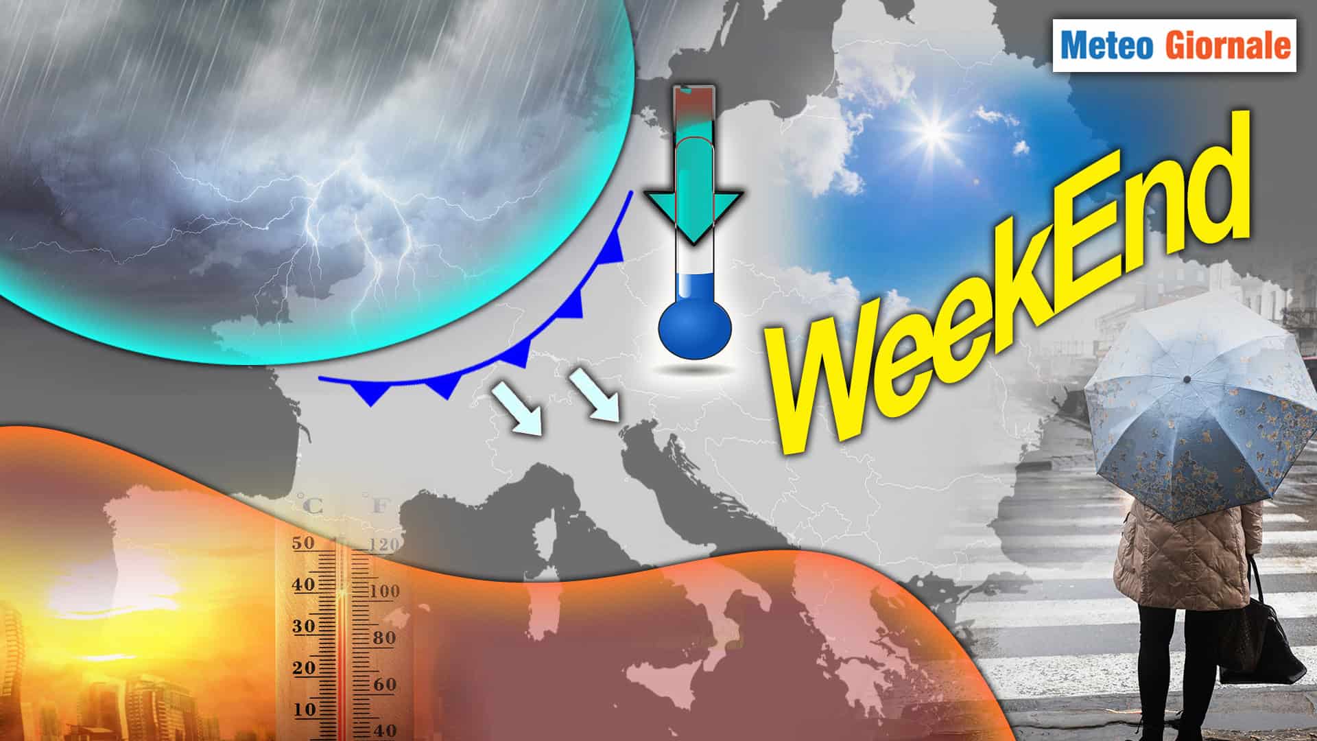 Meteo WEEKEND: Tra SABATO  e DOMENICA  nuova Perturbazione