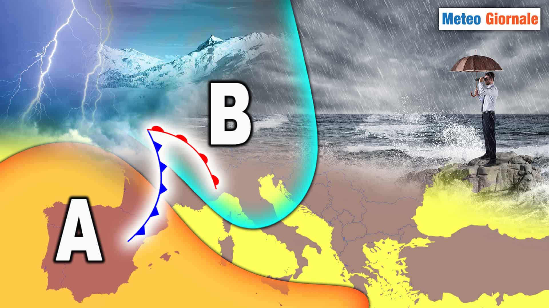 Meteo Settimana: arriva una forte fase di Maltempo. Ecco quando e dove colpirà