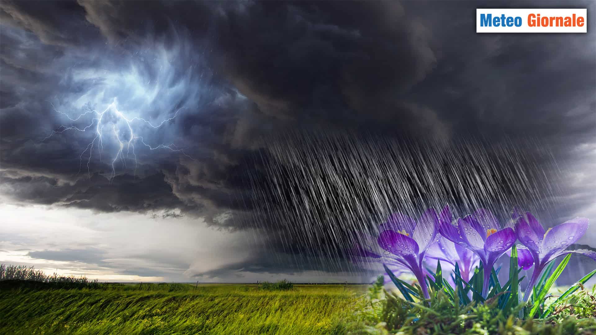 Meteo d'APRILE strattonato con fenomeni record