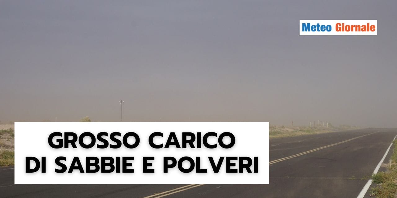 Meteo: Vagonate di Sabbia Africana in Arrivo