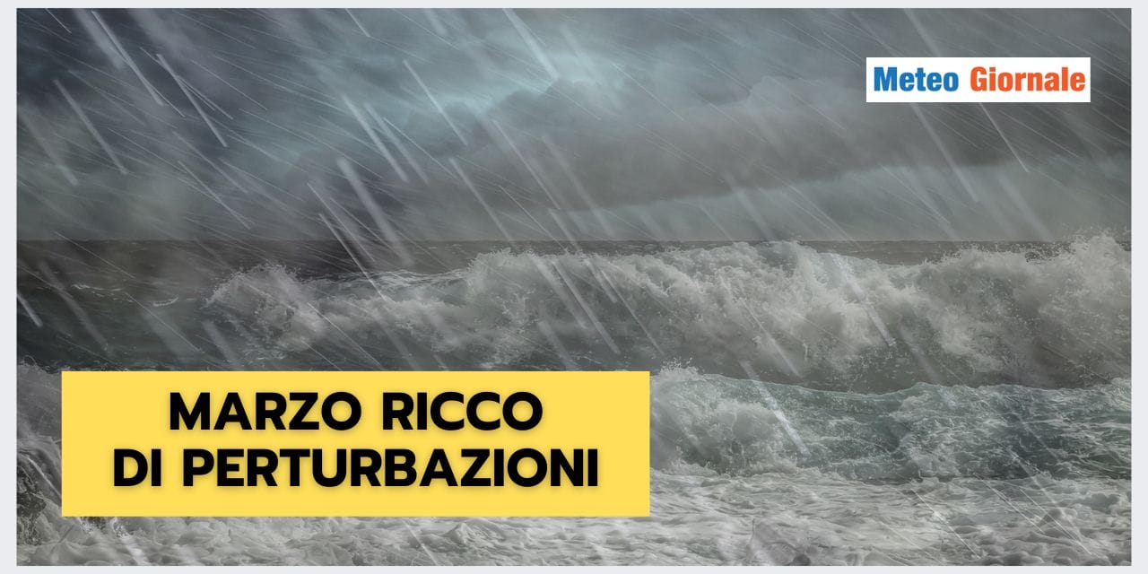 Meteo Marzo: pioggia prevista per giorni