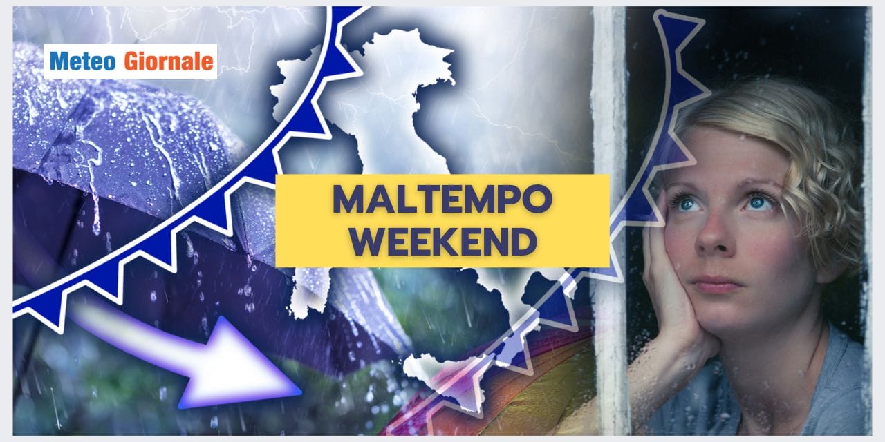 Meteo: ancora maltempo nel weekend, non se ne esce