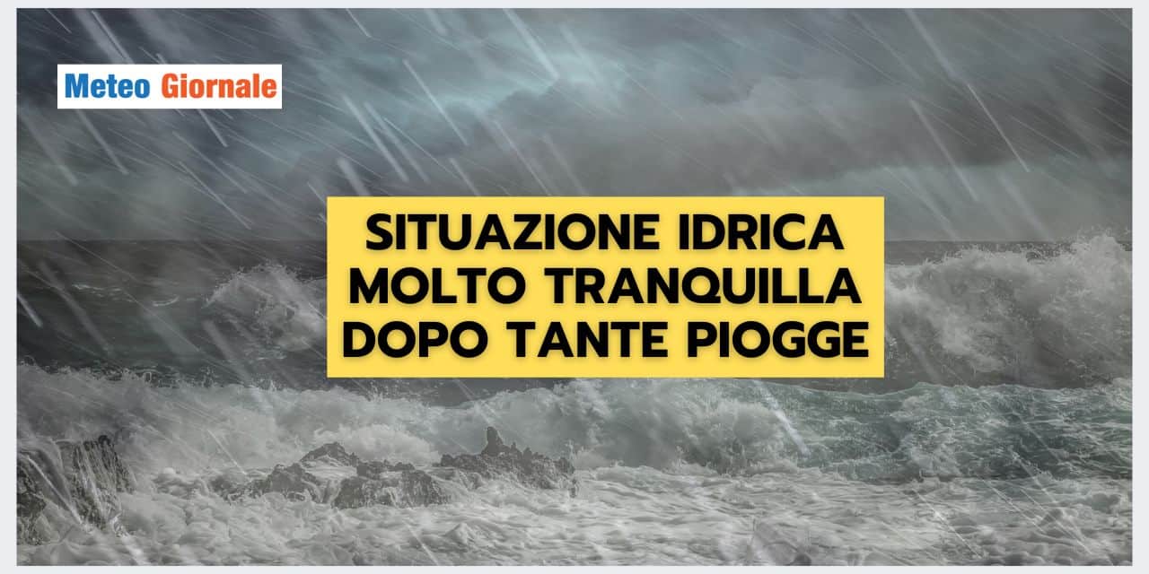 Meteo: finalmente una situazione di tranquillità