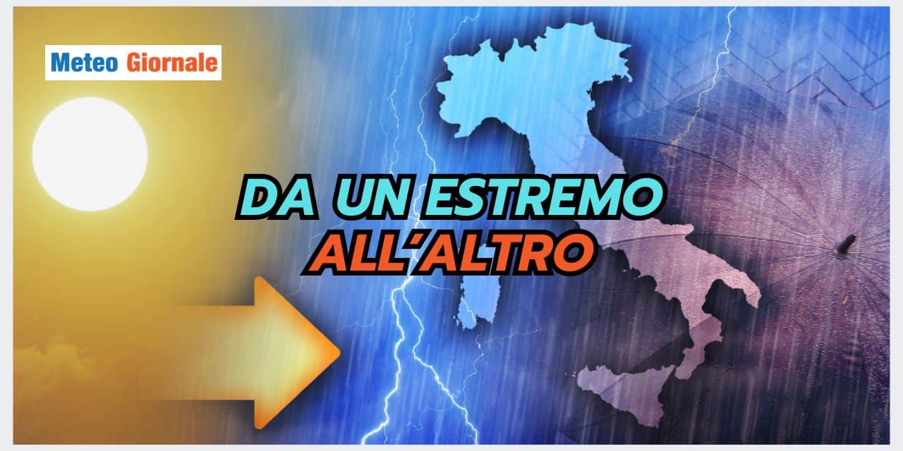 Meteo estremo: è sotto gli occhi di tutti