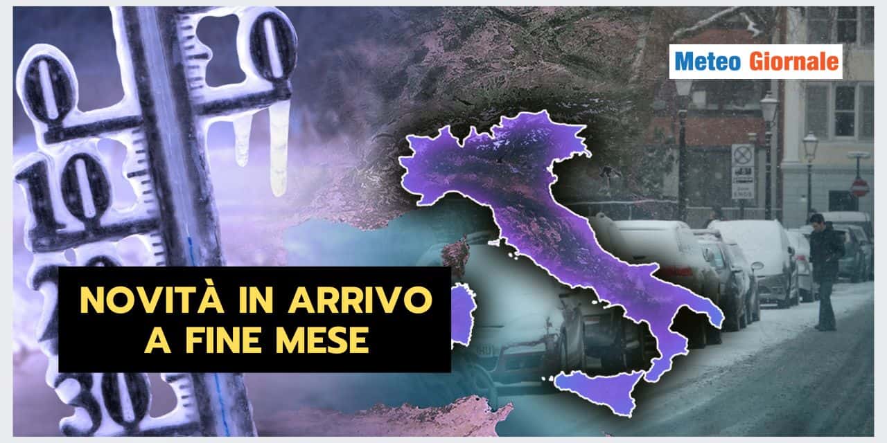 Meteo: novità per fine mese