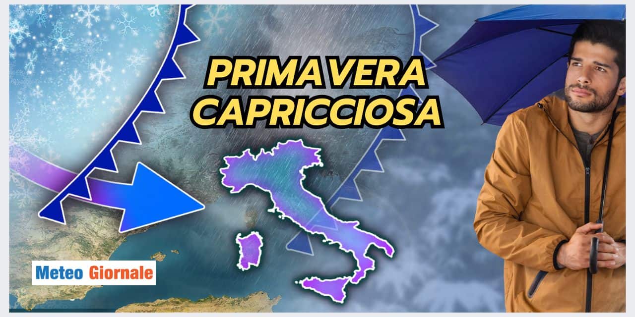 Meteo: Primavera capricciosa, occhio agli sbalzi termici