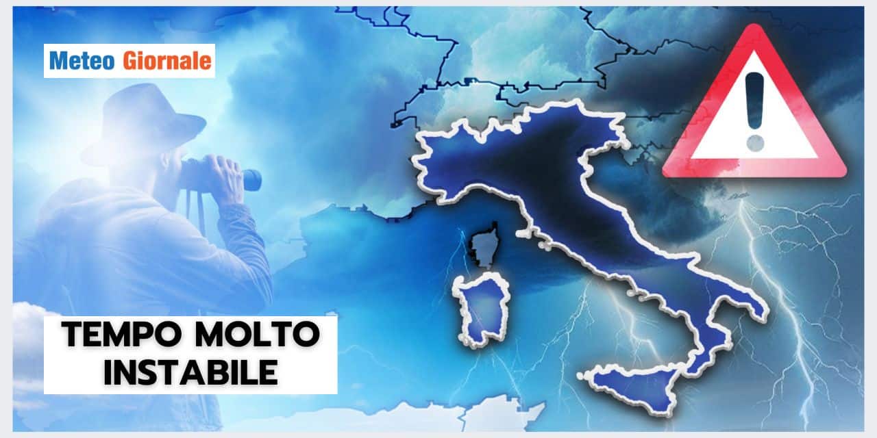 Meteo: Nuove piogge e temporali in arrivo. Le regioni colpite