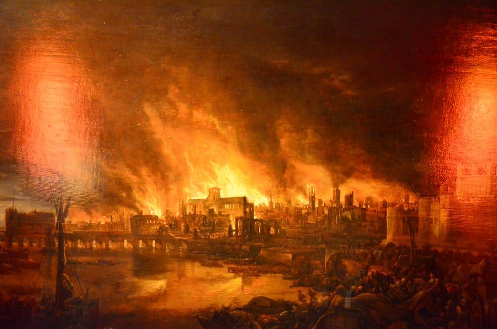 Le cause e gli impatti del Grande Incendio di Londra del 1666