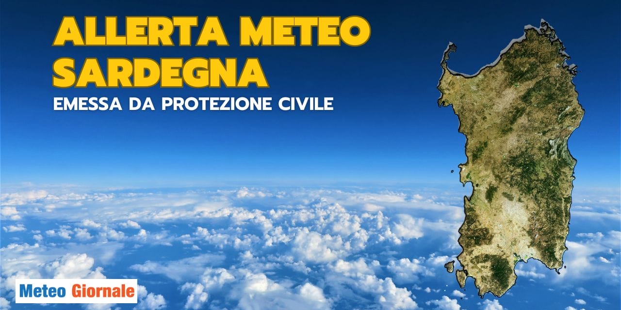 Maltempo allerta per piogge nel nord ovest della Sardegna – notizie