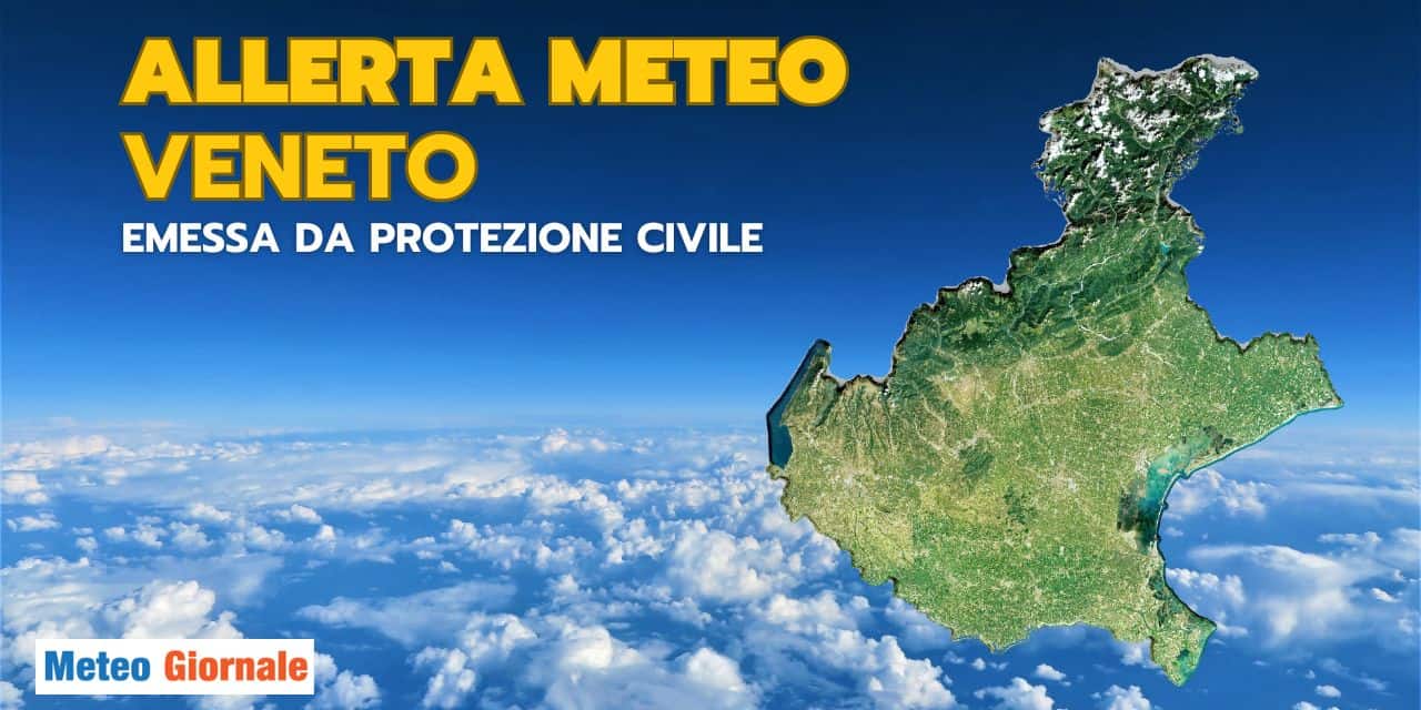 Allerta meteo in Veneto: attenzione su alcuni bacini