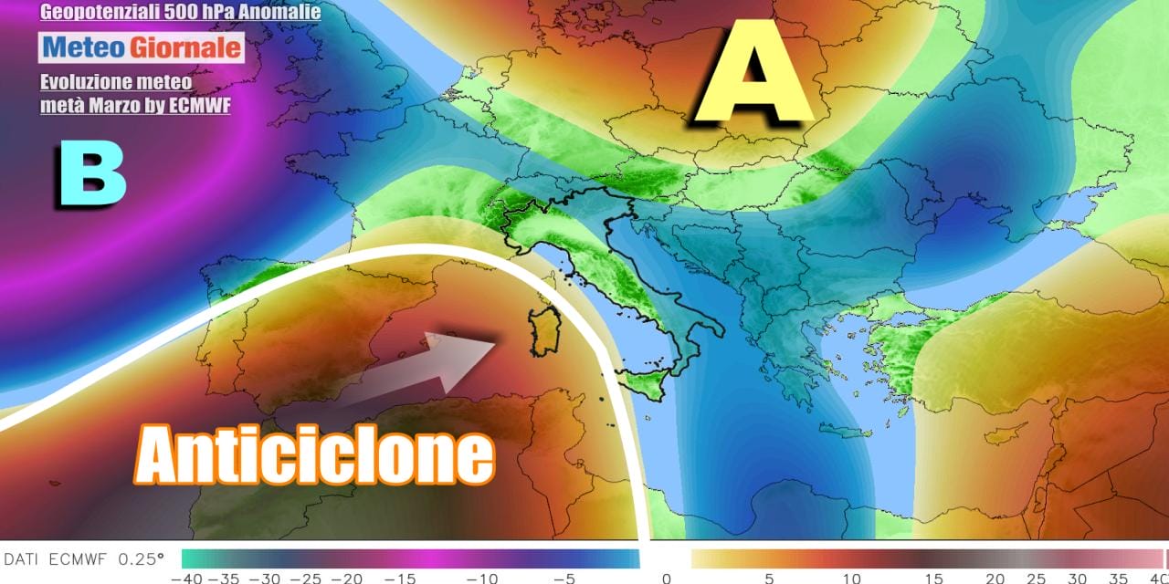 Meteo: torna l’anticiclone in anticipo, pronta la svolta di Marzo