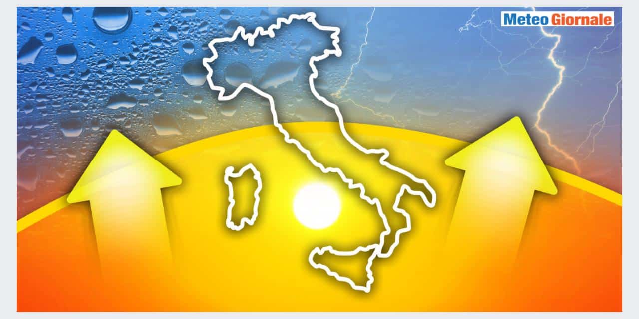 Meteo: il picco del caldo in Italia, temperature come a Maggio