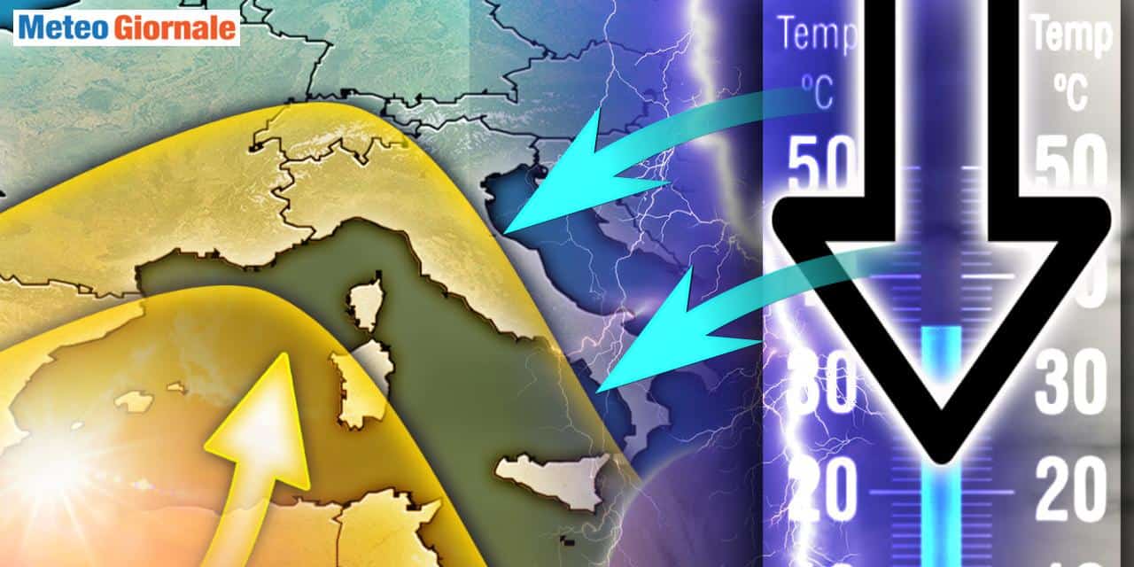 Meteo prossima settimana: verso un brusco ribaltone