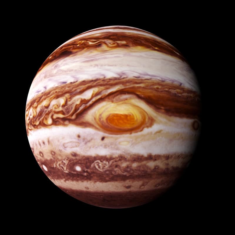 La NASA cattura con il telescopio Hubble le tempeste giganti di Giove