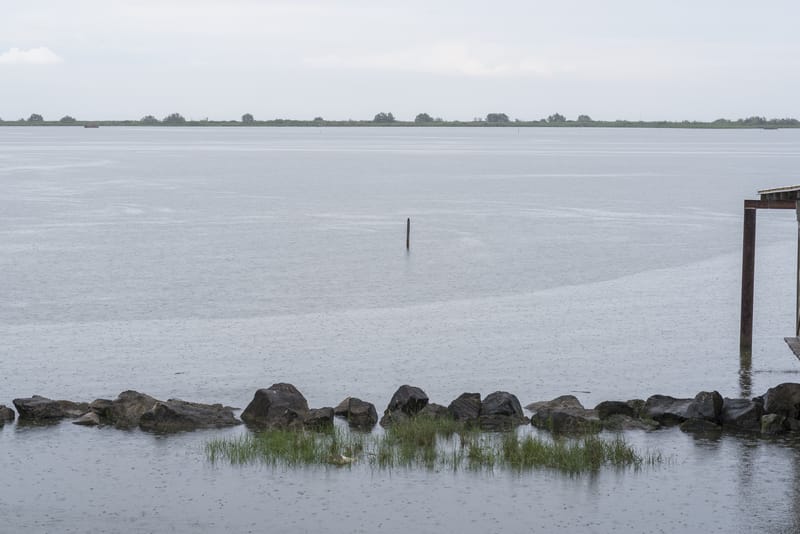 Piacenza: la piena del Po durante l’allerta meteo