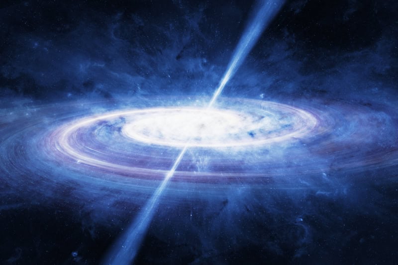 Enigma dei quasar: buco nero supermassiccio brillante sfida le aspettative
