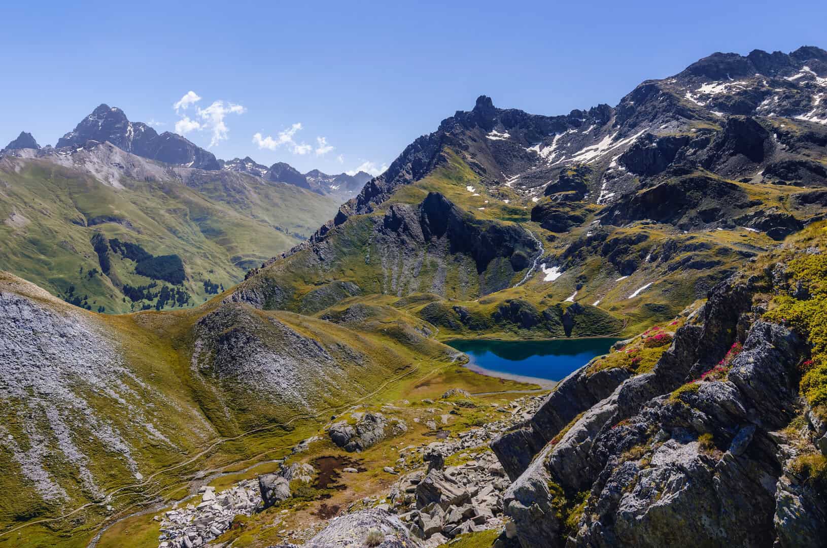 lago blu chianale cuneo