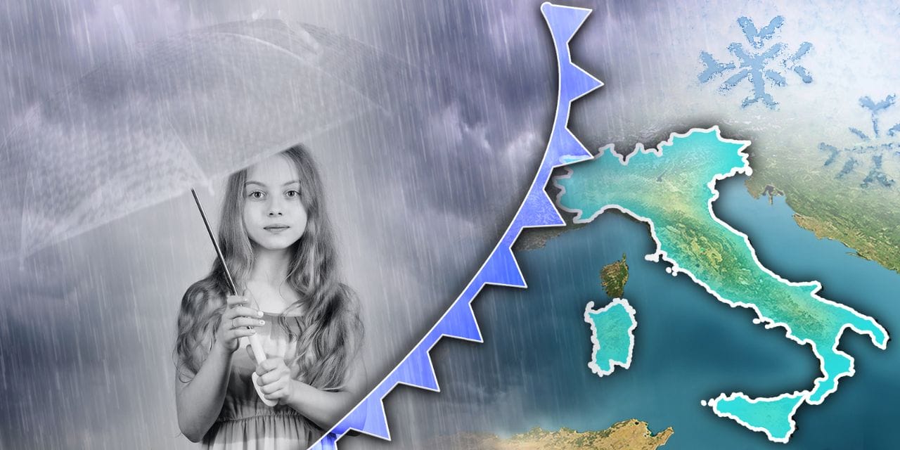 Meteo: maltempo persistente, altro ciclone in arrivo tra domenica e lunedì