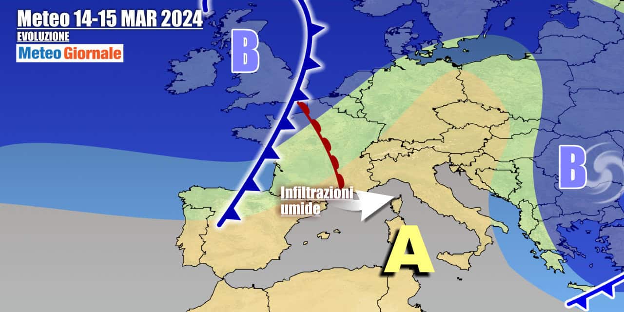Meteo Italia: sta per tornare l’anticiclone, ma potrebbe non durare a lungo