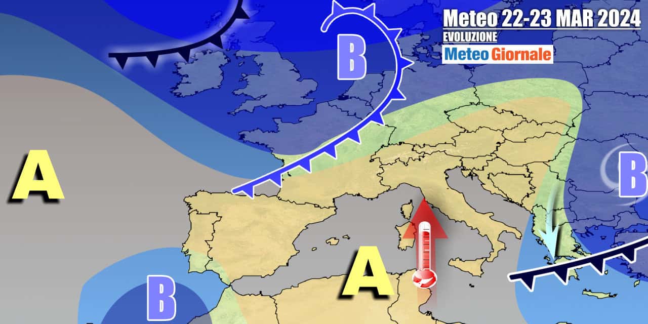 Meteo Italia: nel weekend cambia tutto, con perturbazione da nord e freddo
