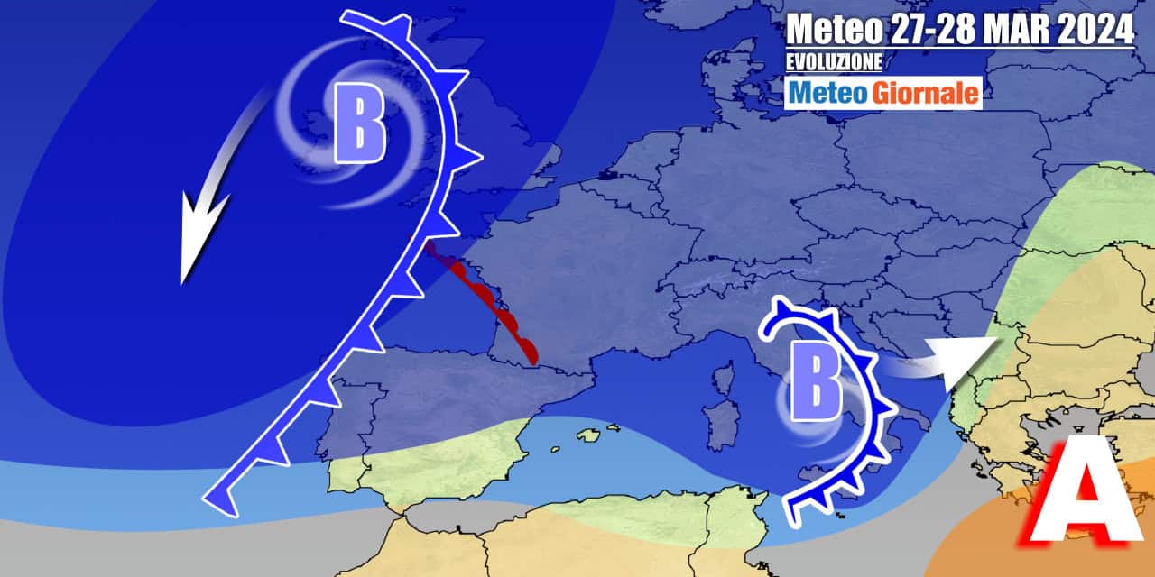 Meteo Italia: riecco il forte maltempo, ma dopo metà settimana cambia tutto