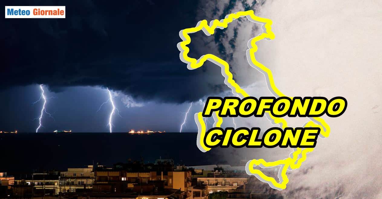 Previsioni meteo: profondo vortice ciclonico la prossima settimana