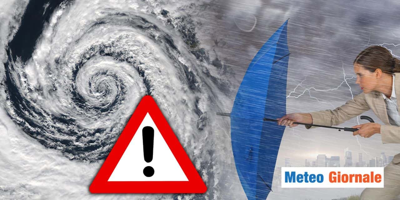 Meteo: prossimo week-end da incubo, dopo il caldo ecco il ciclone con nubifragi e grandine