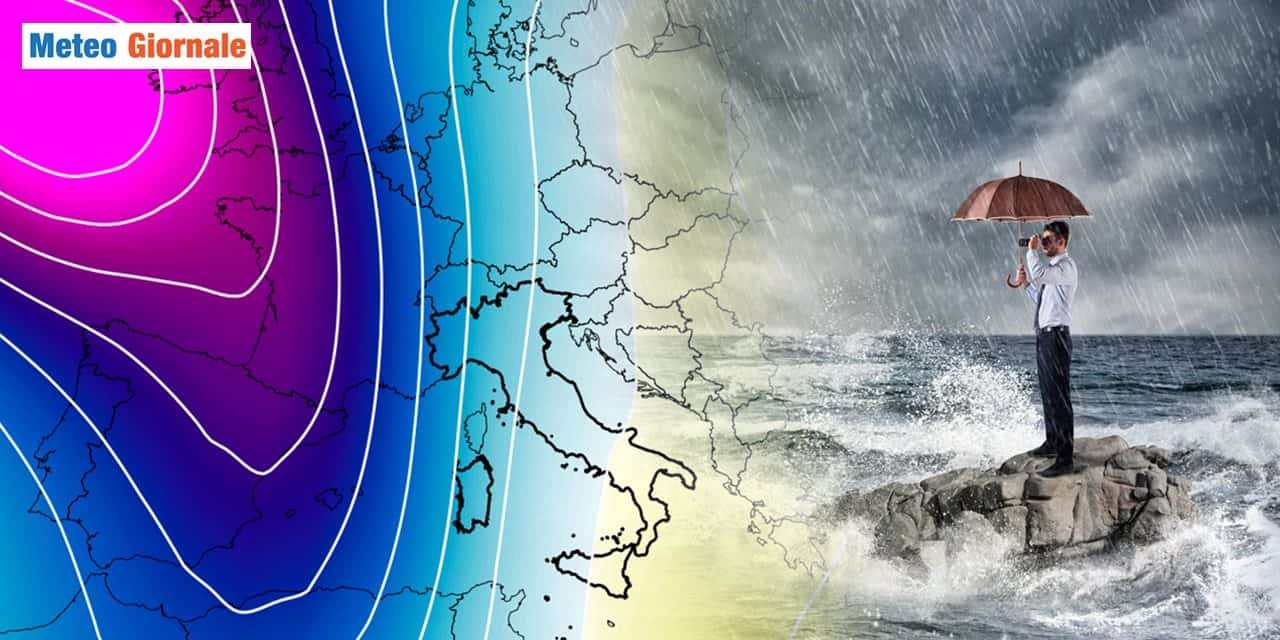 Previsioni meteo: forte ondata di maltempo alle porte, tempo burrascoso