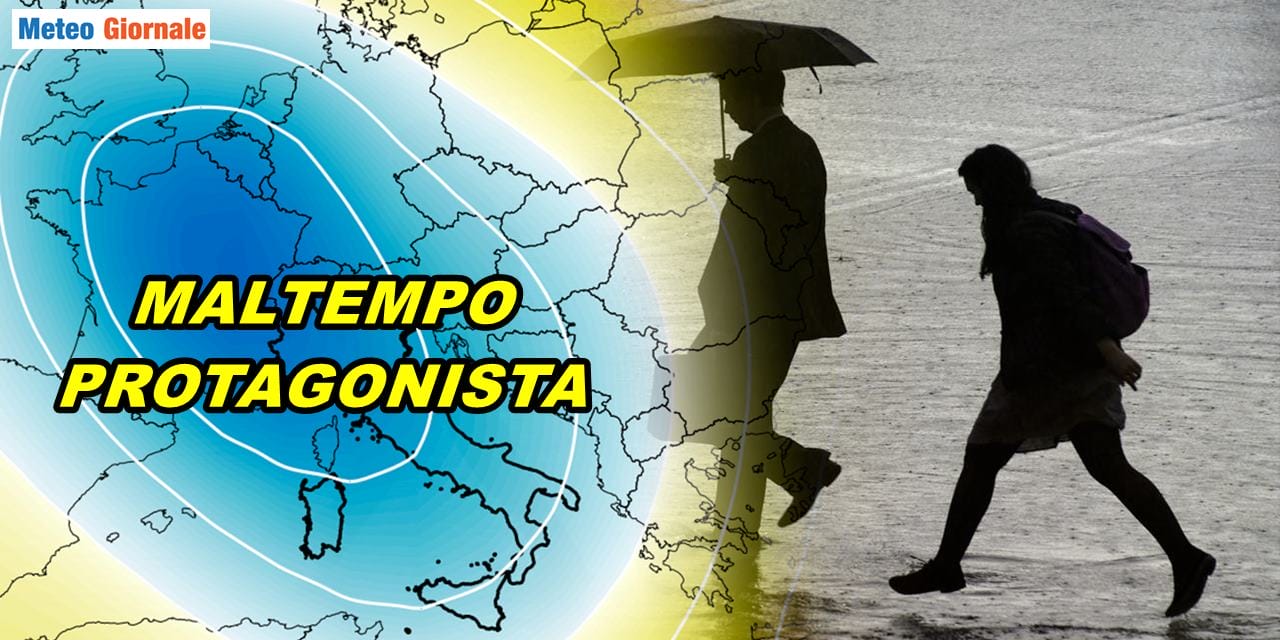 Meteo: il maltempo protagonista anche in settimana