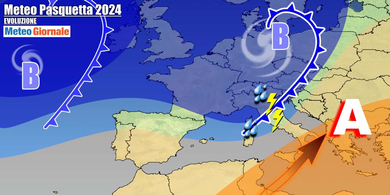 Meteo Italia: Pasqua e Pasquetta le ultimissime tra piogge e caldo folle