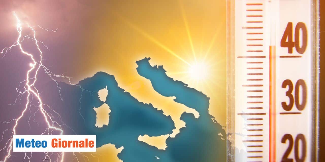 Meteo: ciclone con venti di tempesta, poi irrompe il caldo estivo