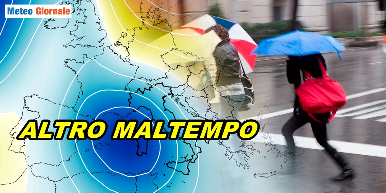 Meteo: altra perturbazione e maltempo non stop