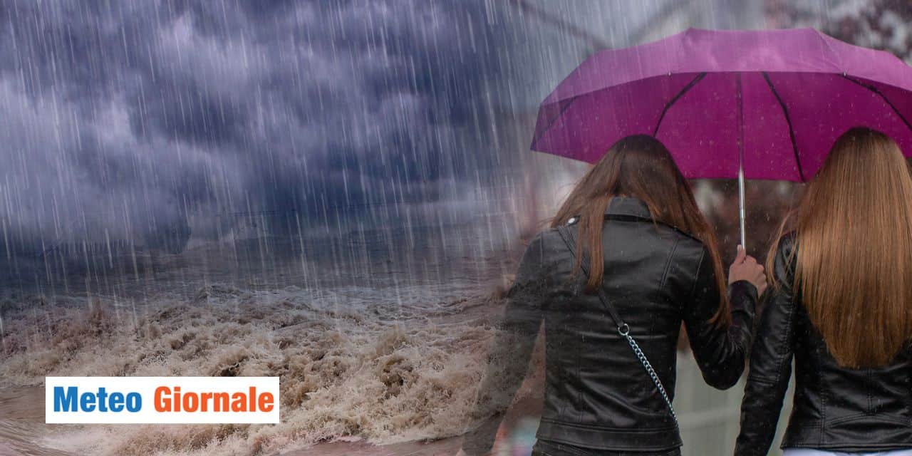 Meteo: rischio nubifragi, grandine e vento tempestoso