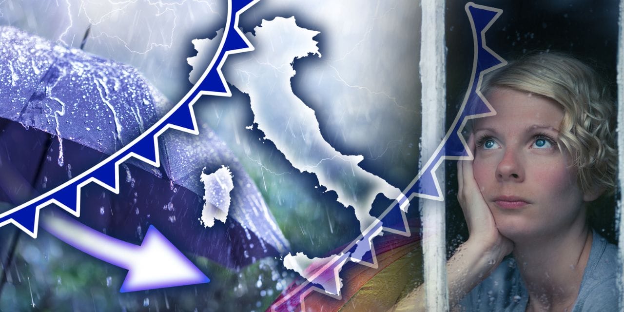 Meteo Italia: perturbazioni senza tregua, altra pioggia e neve in settimana