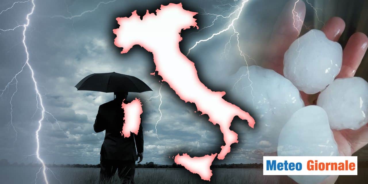 Meteo: veloci temporali e rischio grandine nel week-end
