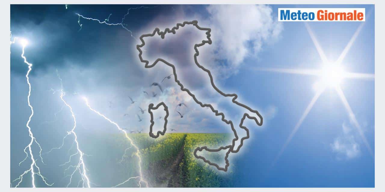 Meteo Pasquetta cambia previsione, tra Temporali e grandine su molte regioni