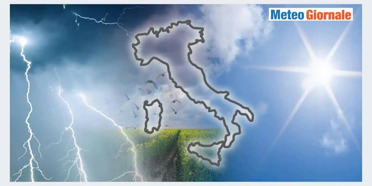 Temporali e grandine per Pasquetta anche al Centro Italia