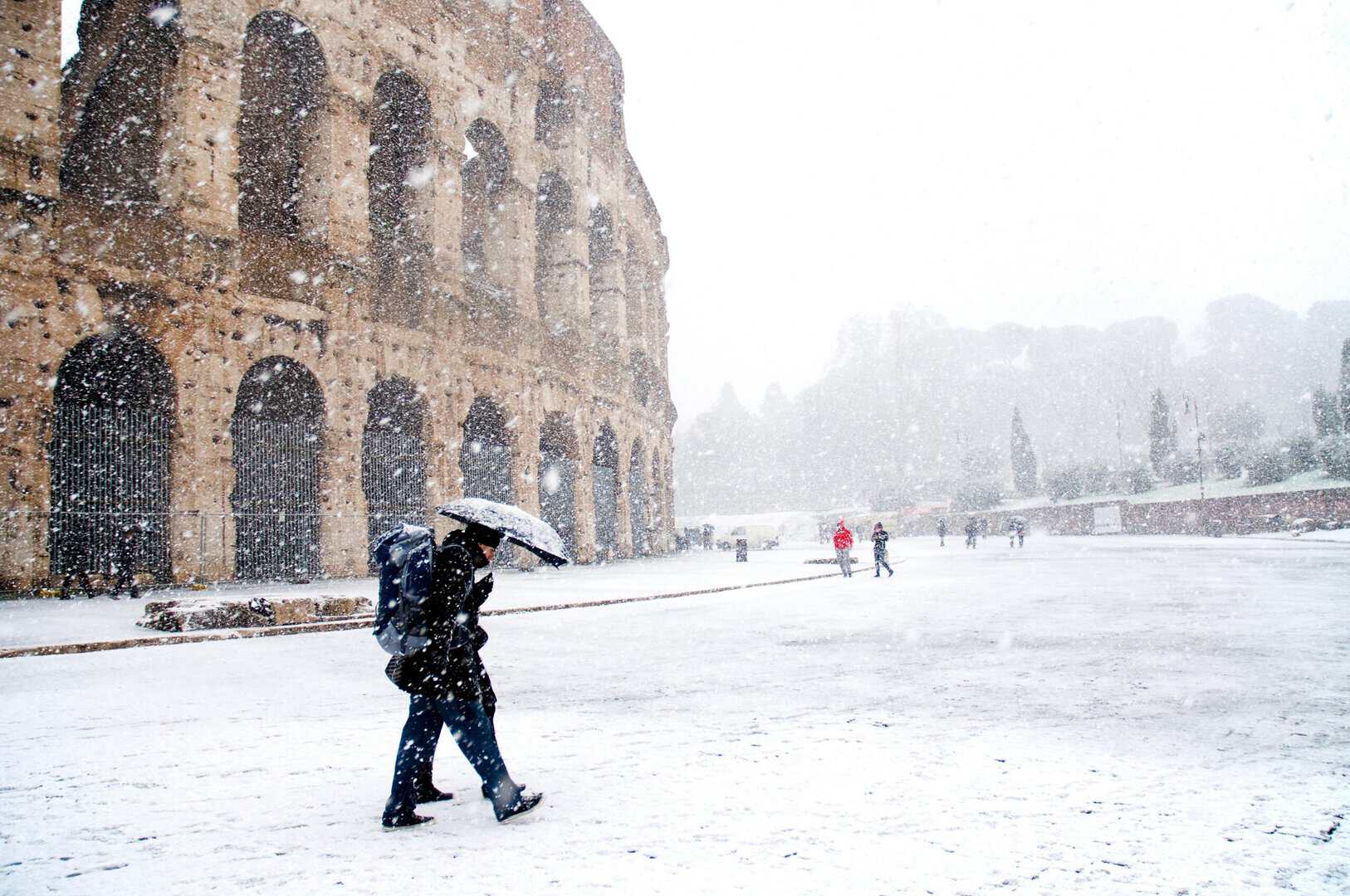 Meteo Roma, quando cadeva la neve a Marzo