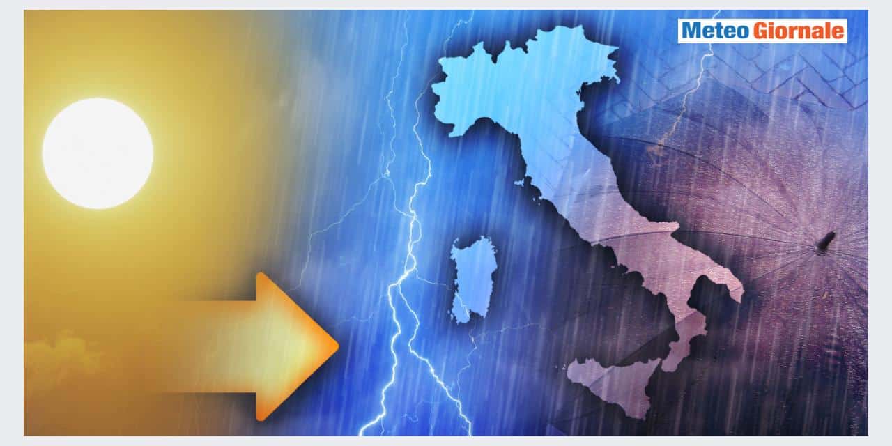 Meteo: forte maltempo, poi cambia tutto