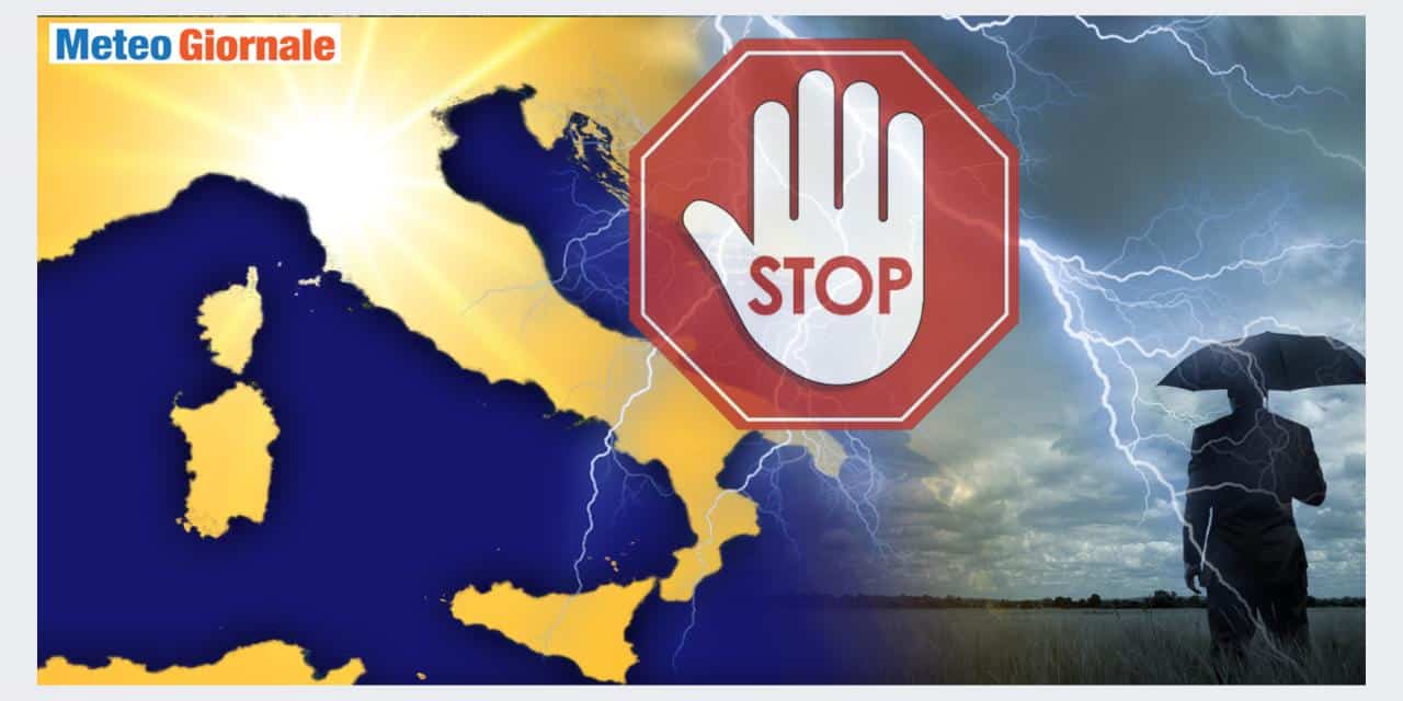 Meteo Italia: nel weekend cambia tutto, temporali e grandine