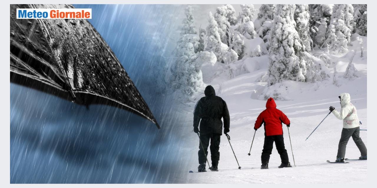 Meteo weekend con FORTE MALTEMPO e grande neve