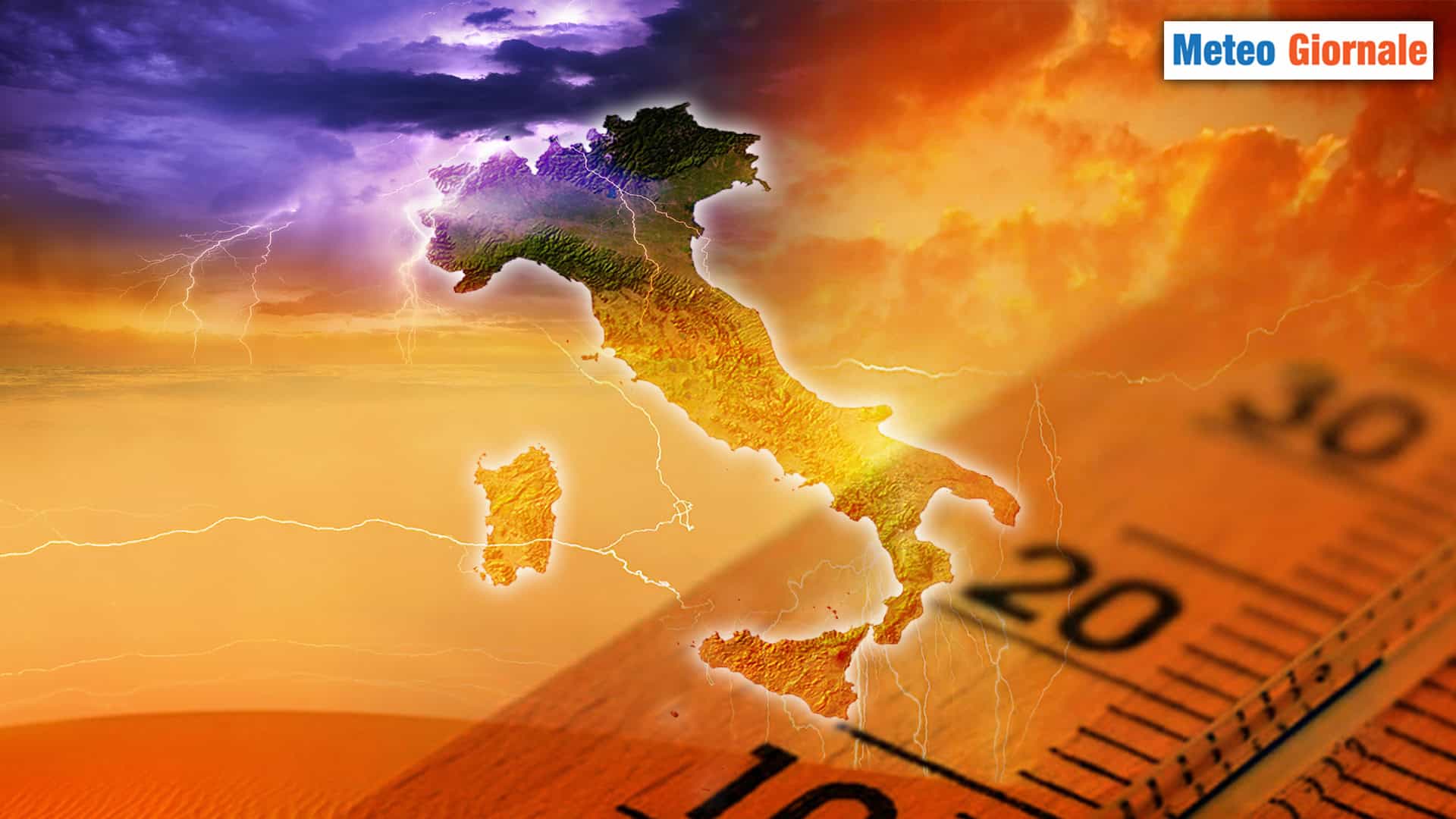 METEO 15 giorni, caldo anomalo esagerato. Preludio dei temporali