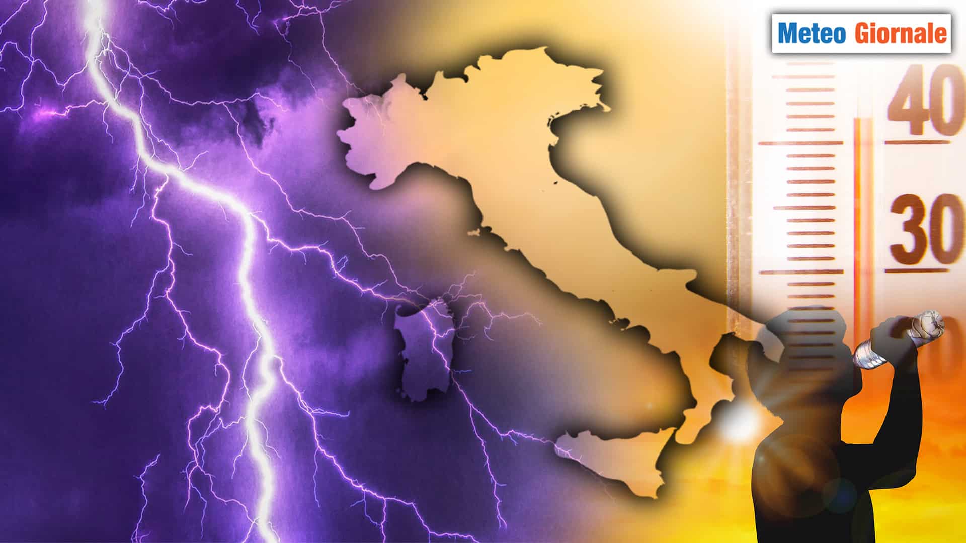 METEO 15 giorni, dal caldo anomalo ai TEMPORALI
