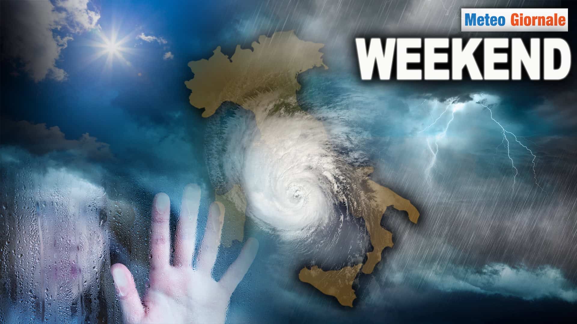 Weekend: Sabato e Domenica instabili. Piogge, temporali e neve molto in basso