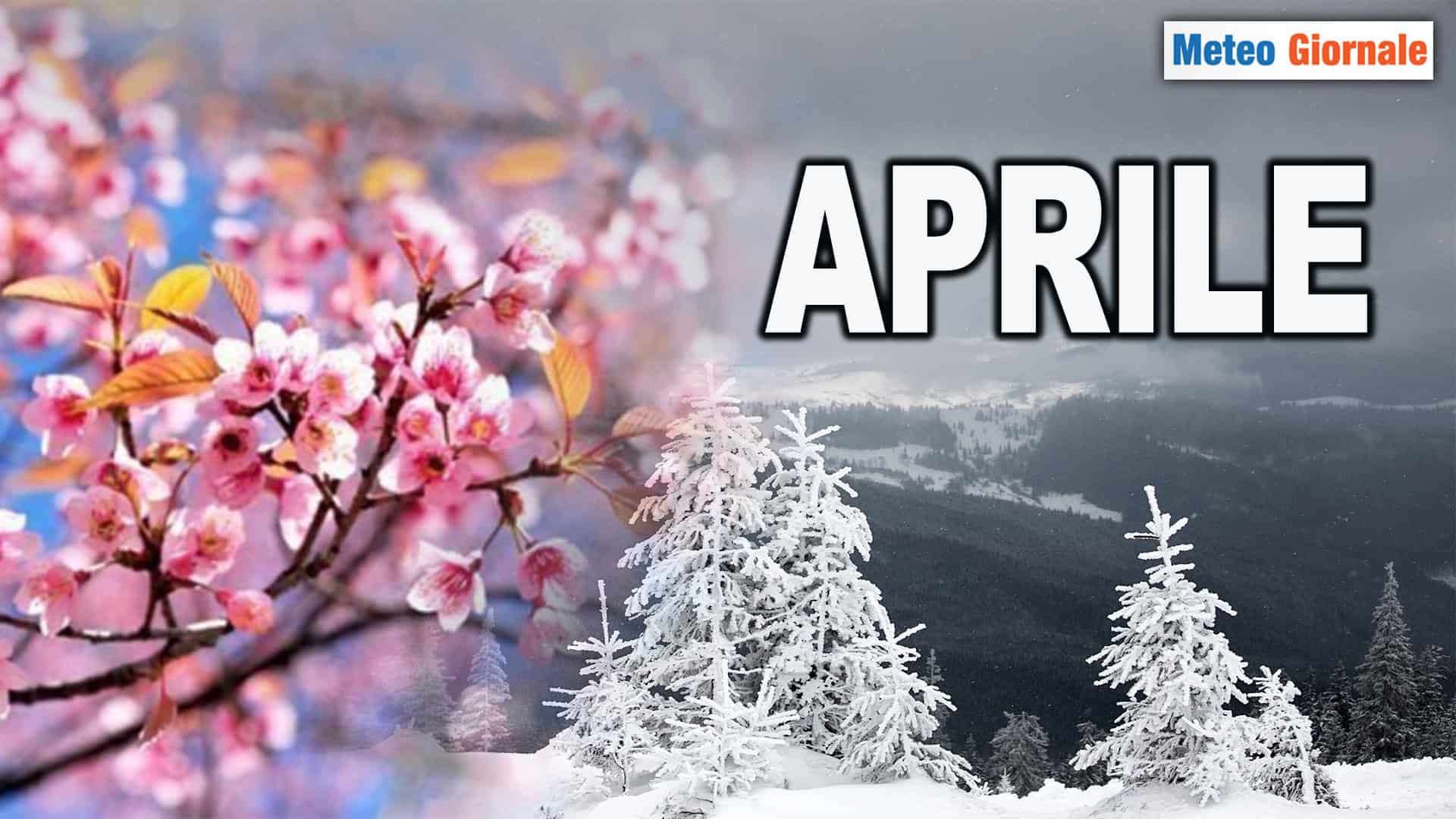 Meteo da pieno INVERNO? Ah no, è Aprile...