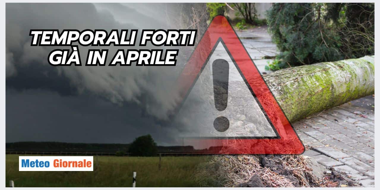 Meteo: dopo il caldo intenso, rischio di temporali e grandine grossa
